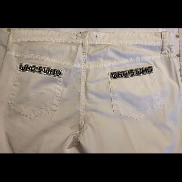 Who’s who white Italian pants - Picture 3 of 8